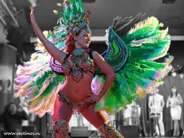 бразильский карнавал_чб